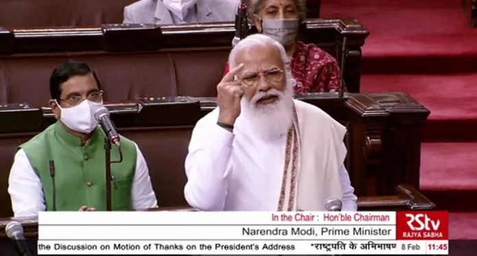 Modi Rajya Shabha ‘आंदोलनजीवी’ नया नाम